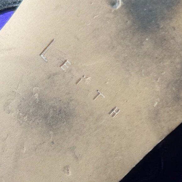 πLeith Timeless Classic Pointed Toe Leather Slingback Flat Sandals 10M - Picture 11 of 12